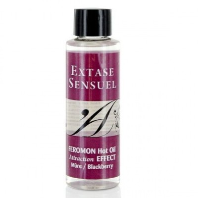 EXTASE SENSUAL - HEATING EFFECT MASSAGE OIL WITH BLACKBERRY PHEROMONES 100 ML foto
