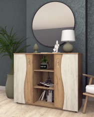 Comoda Tineret, 120x45x95 cm, Stejar k003 k001 foto
