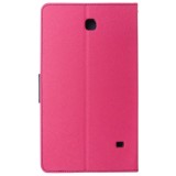 Husa tip carte Mercury Goospery Fancy Diary roz + bleumarin pentru Samsung Galaxy Tab 4 8.0 (SM-T330), Tab 4 8.0 LTE (SM-T335)