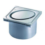 Cumpara ieftin Piesa superioara Kessel, System 125, cu gratar din inox Oval Design, pentru corp sifon