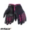 Manusi femei pentru scuter - motocicleta Urban vara Seventy model SD-C50 negru/roz &ndash; degete tactile XS (6 cm)