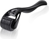 Rola Barba OEM Silicon/Aliaj Negru - Perie Fata Barbati, Stimulare Crestere