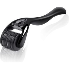 Rola pentru barba, Silicon/Aliaj, Negru