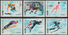 1970 Ras Al Khaima, Jocurile Olimpice de Iarna Sapporo, serie nestampilata MNH foto