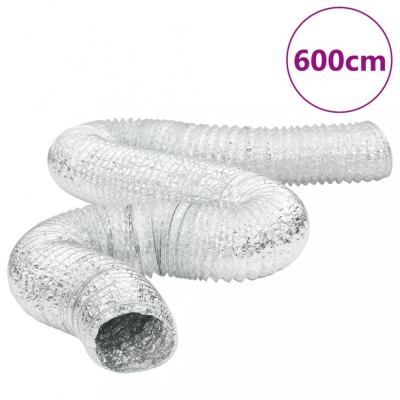 Conductă de ventilație, 6 m, &amp;Oslash;10 cm, aluminiu foto