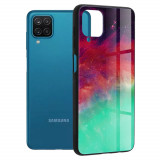 Cumpara ieftin Husa pentru Samsung Galaxy A12 / A12 Nacho, Techsuit Glaze Series, Fiery Ocean