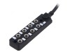 Cutie de conexiuni M8 PIN: 3 5m soclu 3A -20&divide;80&deg;C IP67 IN: 8