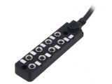 Cutie de conexiuni M8 PIN: 3 5m soclu 3A -20&divide;80&deg;C IP67 IN: 8