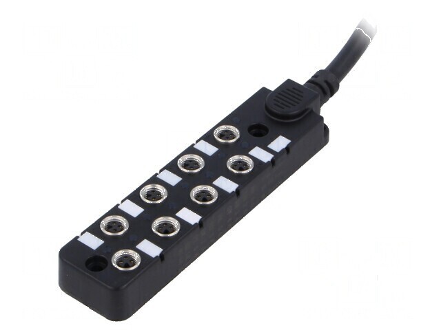 Cutie de conexiuni M8 PIN: 3 5m soclu 3A -20&divide;80&deg;C IP67 IN: 8