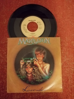 Marillion Lavender Freaks EMI 1985 Ger single vinyl vinil 7&amp;rdquo; foto