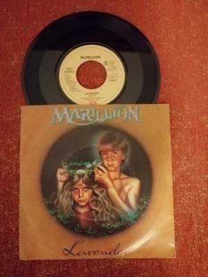 Marillion Lavender Freaks EMI 1985 Ger single vinyl vinil 7&amp;rdquo; VG+ foto