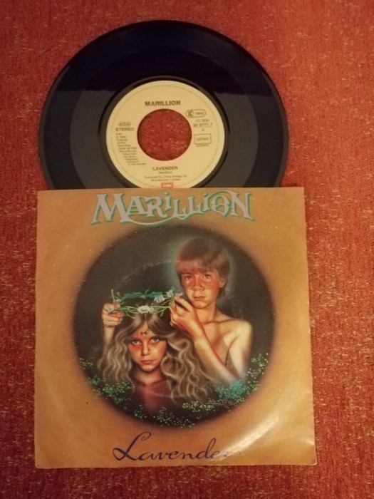 Marillion Lavender Freaks EMI 1985 Ger single vinyl vinil 7&rdquo; VG+