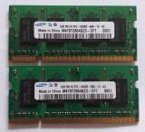 Kit DUAL-CHANNEL RAM laptop 2 GB / DDR2 / 800 MHz / PC2-6400 (2 x 1 GB), Hynix
