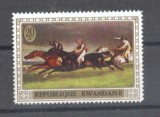 Rwanda 1970 Paintings, Horses, MNH AE.107