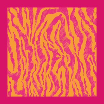 Batic Summer Vibes, magenta, din bumbac organic foto