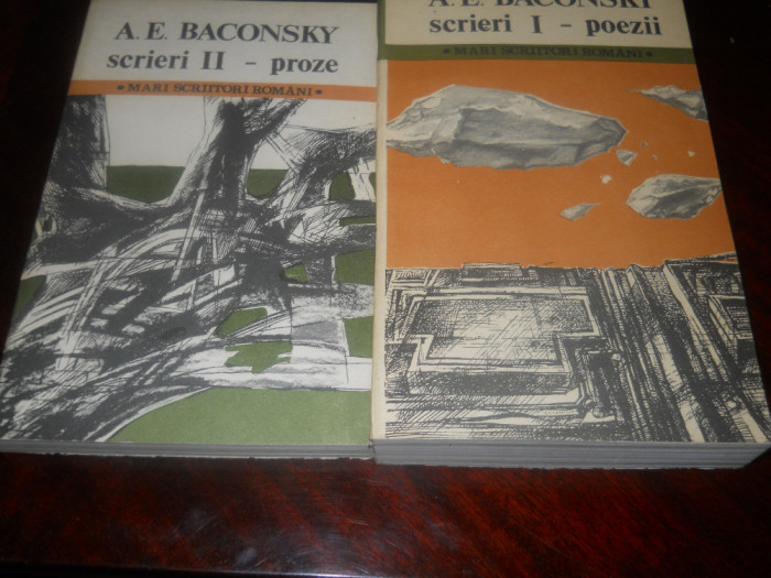 A.E.Baconski-Poezii-Proze- VOL.1 SI 2,1990, Carti Noi