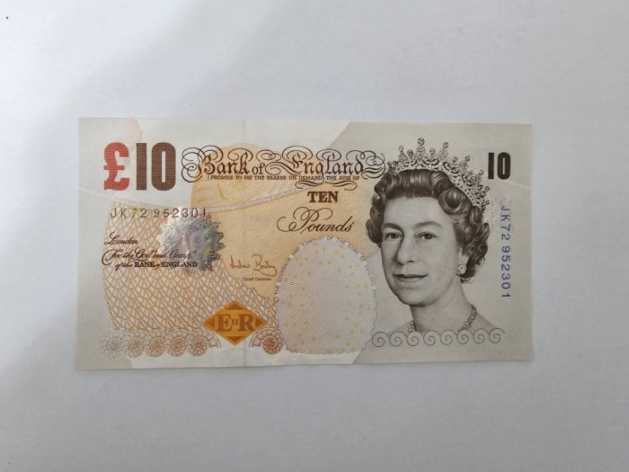 Anglia 10 Pounds 2011 Noua