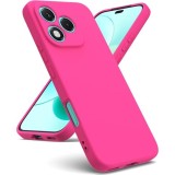 Husa Soft Touch, slim, ALC Mobile, anti soc, compatibila cu Honor 400 Lite, Roz Aprins Tpu
