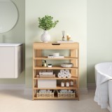 Standregal Boppeelo 94x75x30 cm Sonoma-Eicheoptik [en.casa]