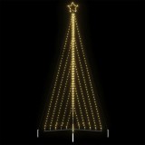 Pom de Crăciun LED 570 LED-uri Alb Cald 399 cm