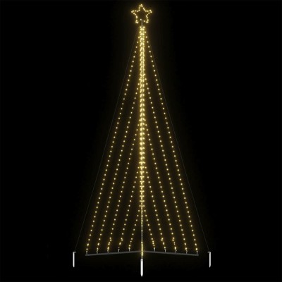 Pom de Crăciun LED 570 LED-uri Alb Cald 399 cm foto