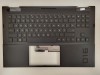 Carcasa superioara cu tastatura palmrest Laptop, HP, Omen 16-B, TPN-Q265 (2021), M62262-001, M62262-271, 44G3KTATP70, iluminata RGB 8 pini, layout US
