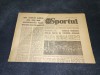 ZIARUL SPORTUL 4 IANUARIE 1983