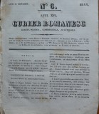 Curier romanesc , gazeta politica , comerciala si literara , nr. 6 din 1844