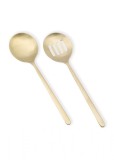 Cumpara ieftin Set ustensile servire 2 bucati CKB0258 Auriu 25x25 cm