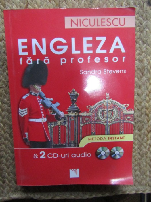 ENGLEZA FARA PROFESOR de SANDRA STEVENS 2019, CONTINE 2 CD - URI