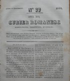Curier romanesc, gazeta politica, comerciala si literara, nr. 77 din 1844
