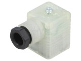 Conector Mamă cu Valvă 18mm 4 PIN 90&deg; LED