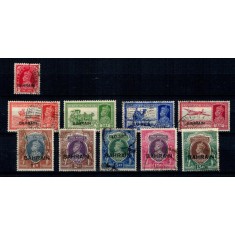 Bahrain 1938/41 - Uzuale George VI, stampilate