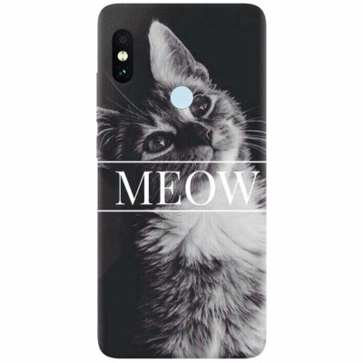 Husa silicon pentru Xiaomi Remdi Note 5 Pro, Meow Cute Cat foto