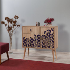 Comoda Verybox - Dresser 4, Sonoma, 90x40x90 cm