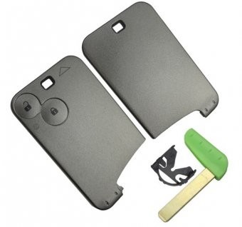 Carcasa cheie telecomanda Topautochei&amp;reg; pentru Renault Laguna II 2 butoate foto