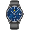Smartwatch iSEN Watch W9 Negru cu bratara neagra din piele, 1.3 Display costomizabil, IP68, 200mAh, HR, Tensiune, Notificari, Muzica