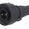 Conector circular, tata, 2 pini, BULGIN - PX0736/P