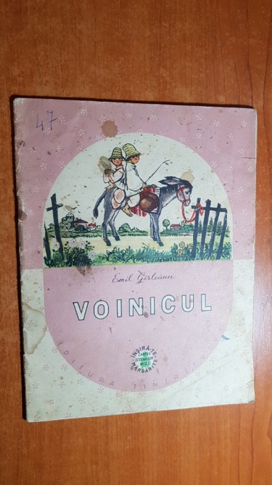 cartea voinicul de emil garleanu din anul 1956 - carte de povestiri