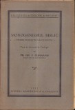 948SPN Monogenismul biblic teză doctorat Ciaușanu 1931 semnătura autor + Meteș