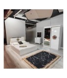 DORMITOR VERSUS ALB -SIFONIER OGLINDA- Cu Comoda