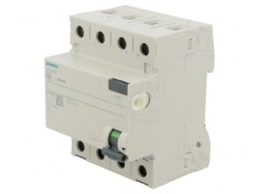 &Icirc;ntrerupător diferențial 63A 30mA 4 Poli IP20