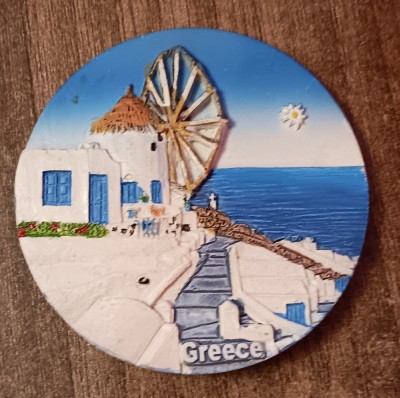 D6 - Magnet frigider - Tematica turism - Grecia 88 foto