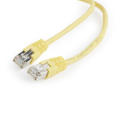 PATCH CORD FTP GEMBIRD Cat5e, cupru-aluminiu, 1 m, galben, AWG26, ecranat &amp;amp;quot;PP22-1M/Y&amp;amp;quot; (timbru verde 0.08 lei) foto