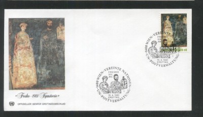 UN Vienna 1981 Fresco Mi.19 FDC UN.117 foto