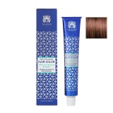 Blond inchis castaniu 6.5 - Vopsea de par cu plex si arginina Valquer 60g
