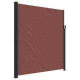 Cumpara ieftin Copertina laterala retractabila, maro, 220x600 cm