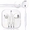 Casti Audio Compatibile iPhone 5/5S/5C/6/6S/7, iPad, iPod, Mufa 3.5mm, Microfon, Controller Volum, Albe