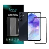 FOLIE STICLA Spacer pentru Samsung Galaxy A55, grosime 0.3mm, acoperire totala ecran, strat special anti-ulei si anti-amprenta, Tempered Glass, sticla