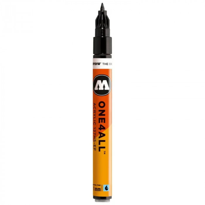 Marker acrilic Molotow ONE4ALL 127HS-EF 1 mm signal black